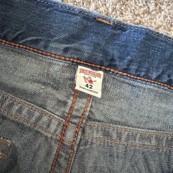True Religion Mens Jeans Denim Straight Leg Size 42 - Picture 4 of 5